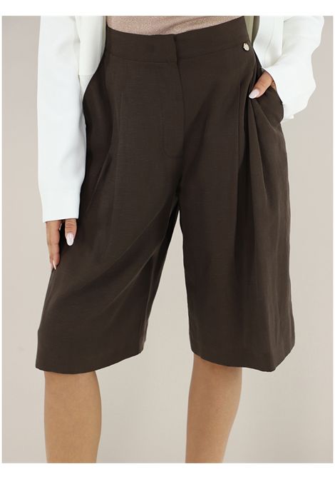 Bermuda in misto lino LIU JO | Pantalone | WA6318T481891109