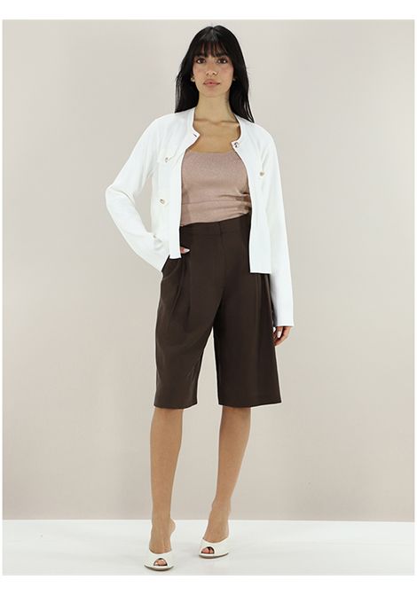 Bermuda in misto lino LIU JO | Pantalone | WA6318T481891109