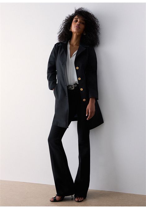 Trench lungo con cintura LIU JO | Cappotti/Trench | WA6532T3929U9060