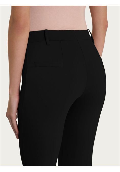 Pantalone slim dritto in Compact Light RAGNO | Pantalone | D293PW020 - NERO