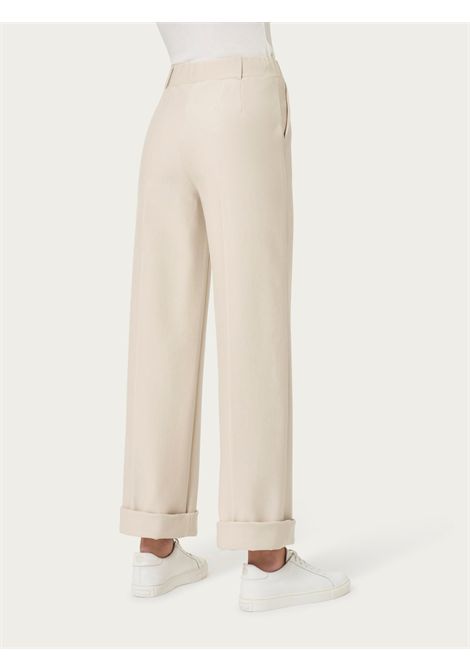Pantalone ampio con tasche in Compact Light RAGNO | Pantalone | DC70P4786 - CHAMPIGNON