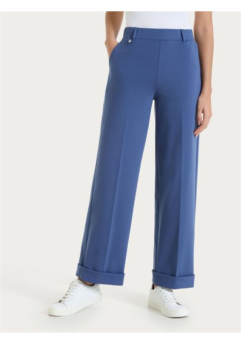 Pantalone ampio con tasche in Compact Light RAGNO | Pantalone | DC70P4C70 - OCEANA