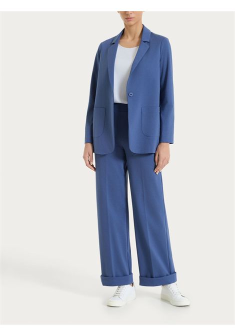 Pantalone ampio con tasche in Compact Light RAGNO | Pantalone | DC70P4C70 - OCEANA