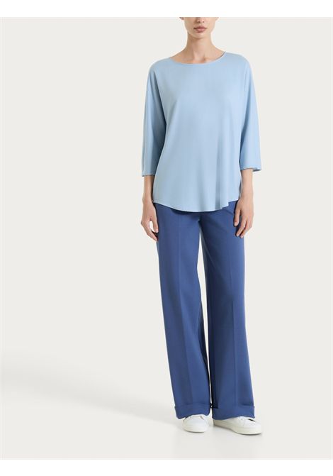 Pantalone ampio con tasche in Compact Light RAGNO | Pantalone | DC70P4C70 - OCEANA