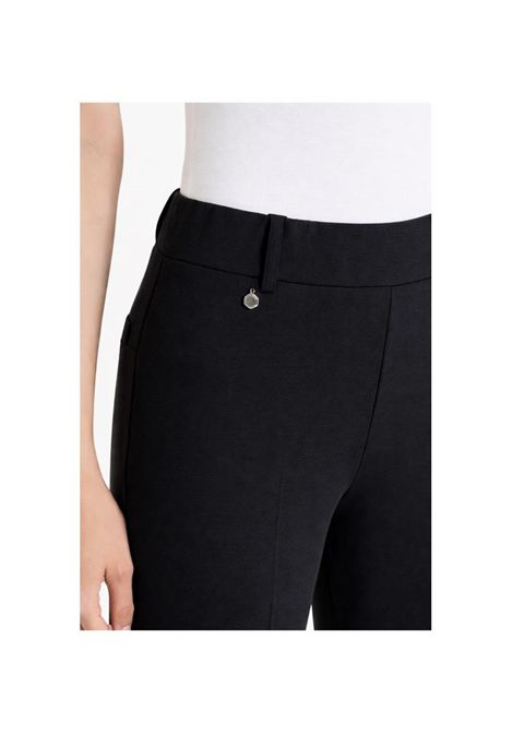 Pantalone flare in Compact Light RAGNO | Pantalone | DS13PC020 - NERO