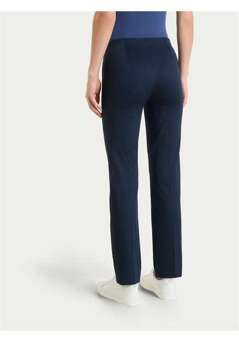 Pantalone capri dritto in Satin Power RAGNO | Pantalone | DS41PO078 - BLEU