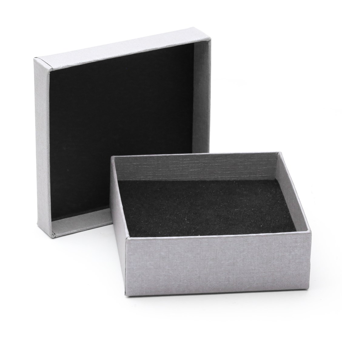Silver Linen Card Presentation Boxes
