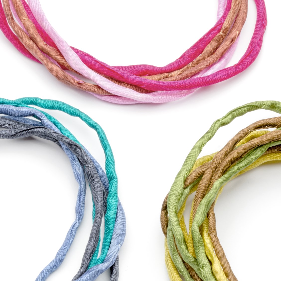 Hand Dyed Silk Cords