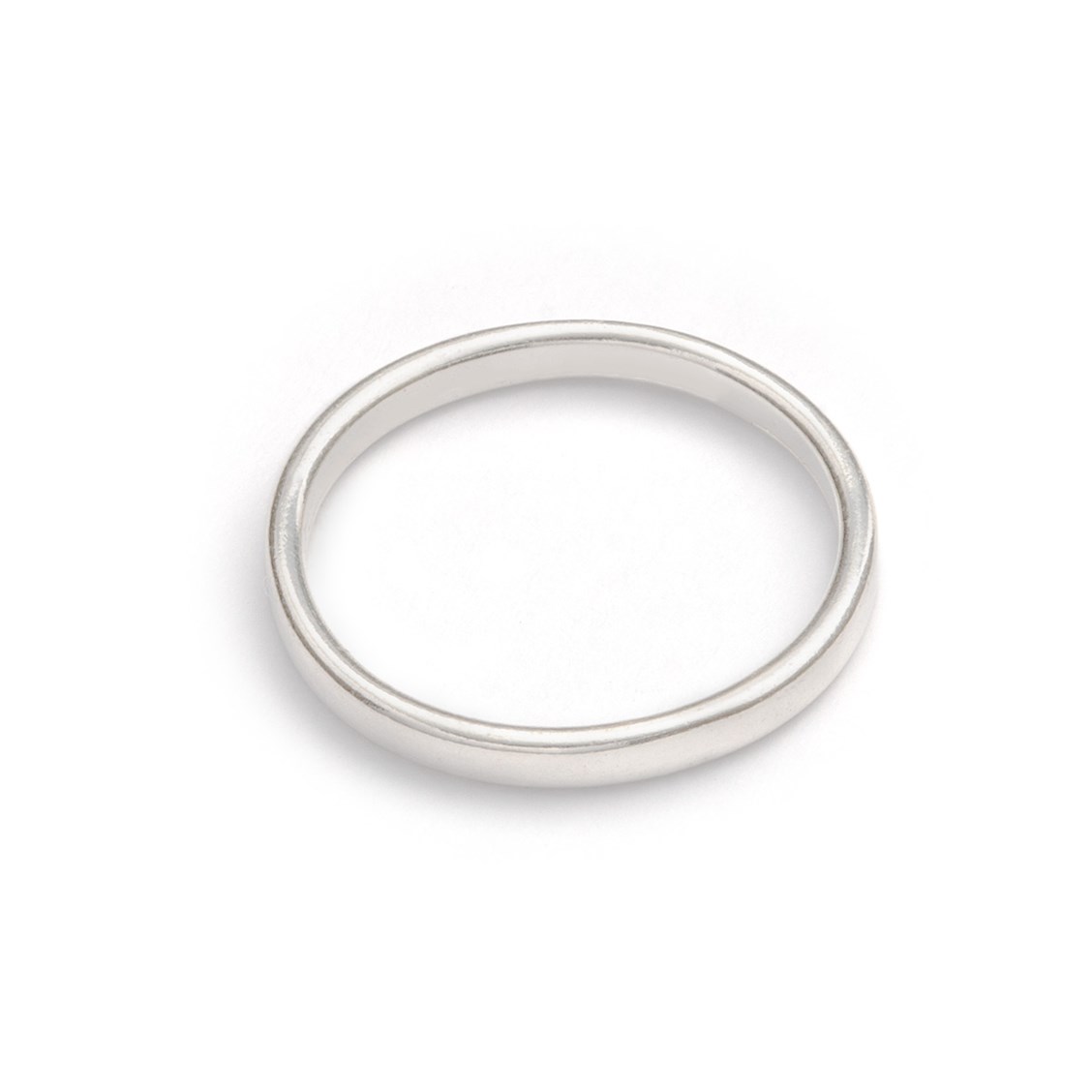 Sterling Silver Plain Band Ring