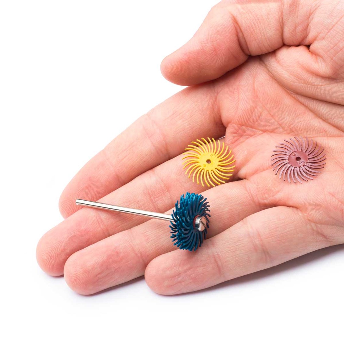 Radial Bristle Discs, Pack of Six