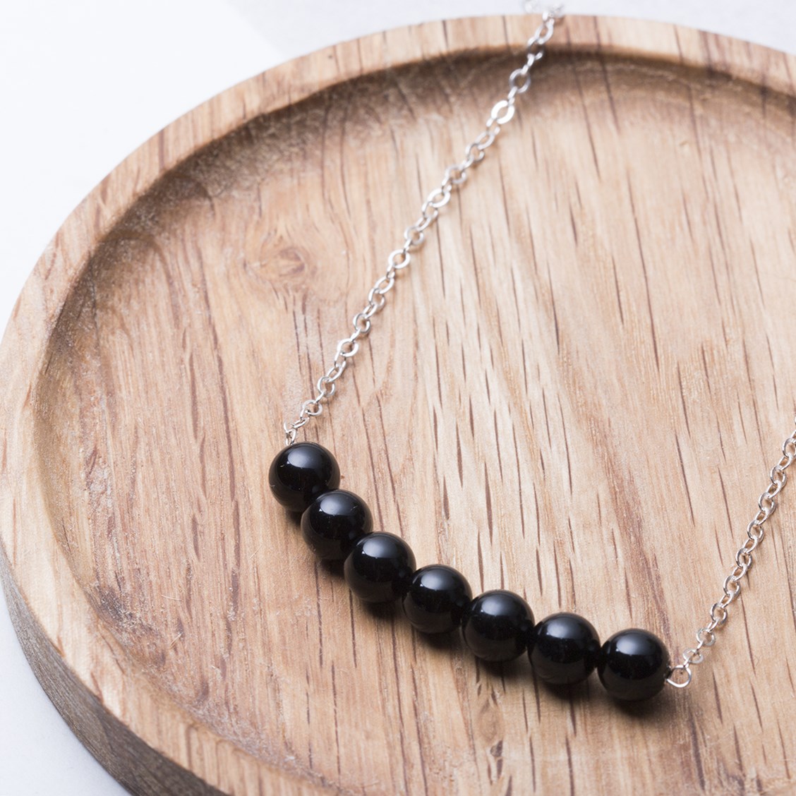 Onyx Bead Bar Necklace Jewellery Making Kit