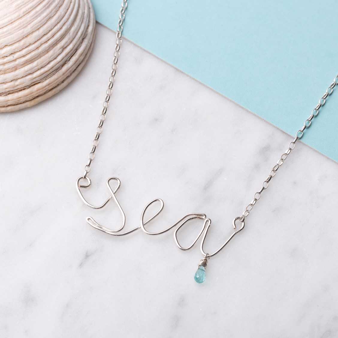 Nautical Wire Word Sea Necklace Jewellery Making Kit
