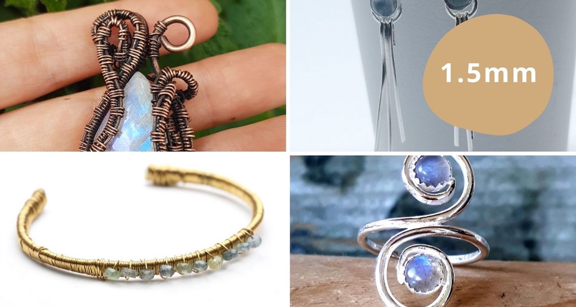 Compare Jewellery Designs Using Different Sized Wire