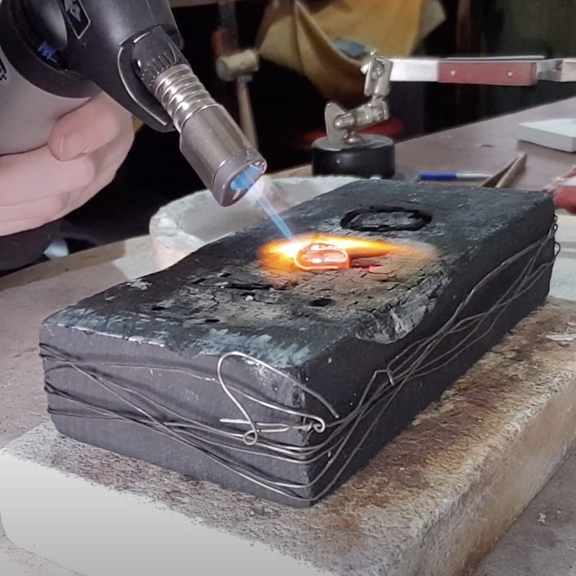 Charcoal Soldering Block