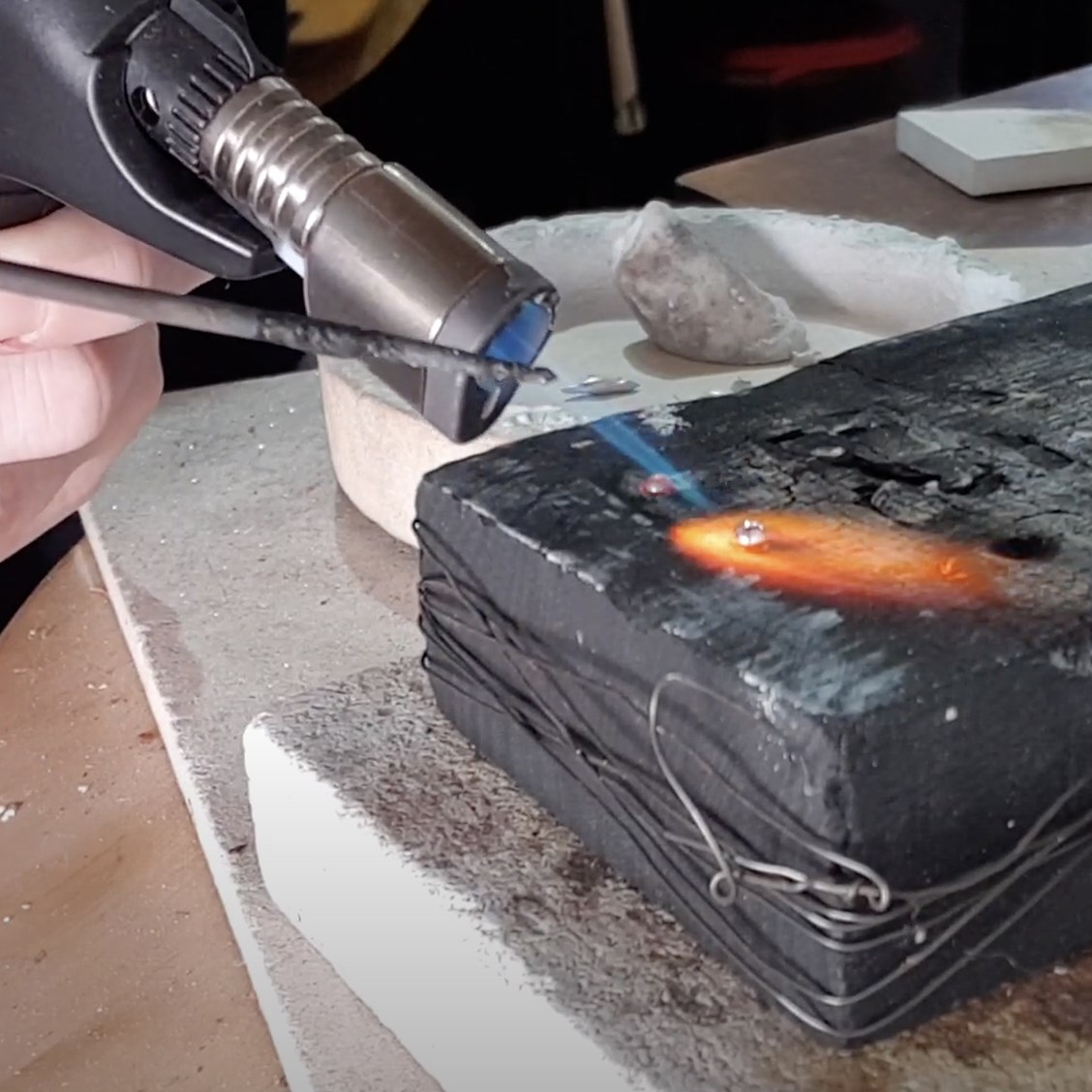 Charcoal Soldering Block