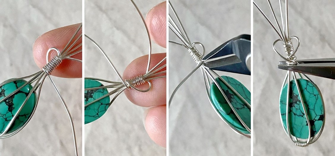 How To Make A Wire Wrapped Cabochon Pendant