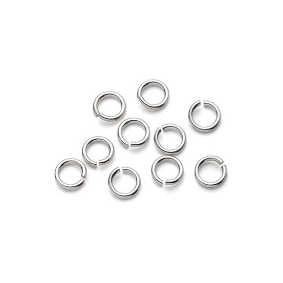 Sterling Silver 5mm Round Jump Rings (Pack of 10)