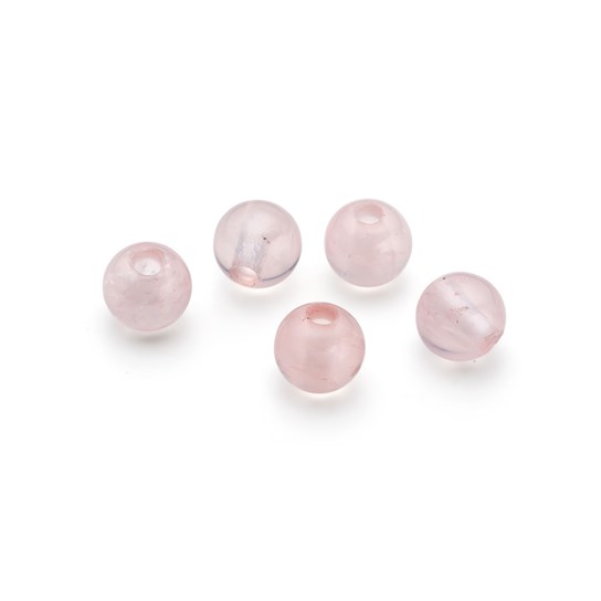 Rose Quartz 10mm Round Large Hole Beads