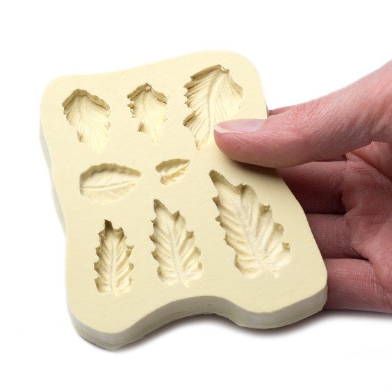 Leaf Collection Metal Clay Mould