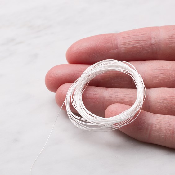Natural Silk Thread, 0.2mm