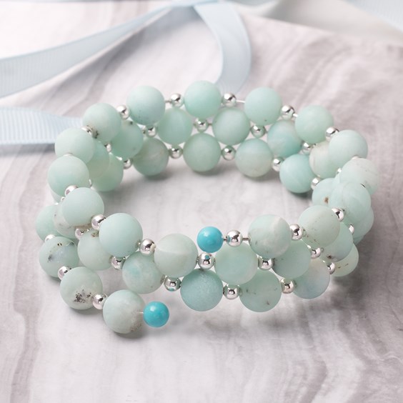 Turquoise Round Half Drilled Beads