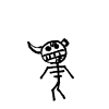 tiny charred skeleton
