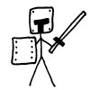 knight in lightweight armor