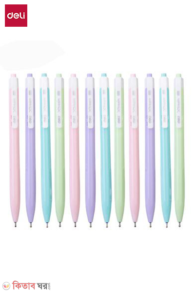 Deli Ball Point Pen black Mini tip 0.7mm (12 pcs) - Q03330 (Deli Ball Point Pen black Mini tip 0.7mm (12 pcs) - Q03330)