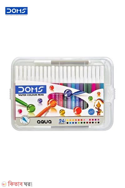 DOMS Aqua Water Colour Pen 24 Shades (DOMS Aqua Water Colour Pen 24 Shades)