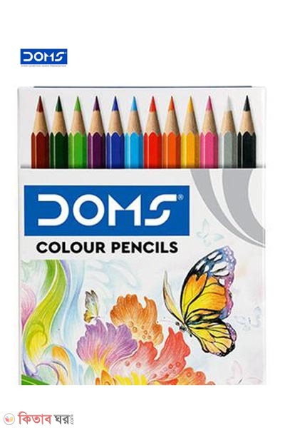Domes Attractive And Coloured Pencil 12 shades (Domes Mini Attractive And Coloured Pencil 12 shades)