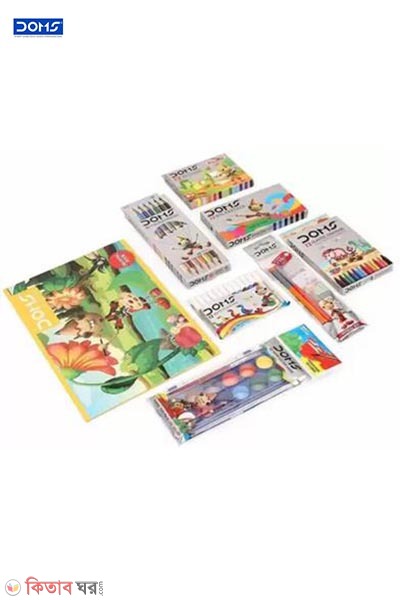 DOMS Painting Etc Kit full set 9pcs Bundle value pack for Painting, Drawing and Sketching (DOMS Painting Etc Kit full set 9pcs Bundle value pack for Painting, Drawing and Sketching)