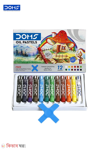 DOMS OIL PASTELS 12 SHADES (DOMS OIL PASTELS 12 SHADES)