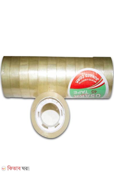12 Pcs OSAKA Scotch Tape 0.5 inch (45) Transparent (12 Pcs OSAKA Scotch Tape 0.5 inch (45) Transparent)