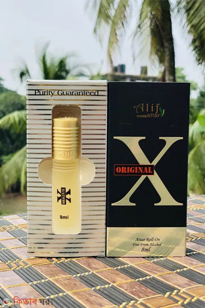 Alif Original X Attar - 8 ml (আলিফ অরিজিনাল এক্স আতর- ৮ মিলি)