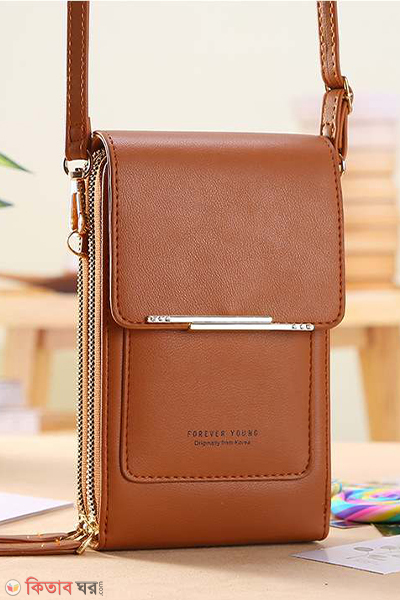 Women Bags Soft Leather Wallets Touch Screen (Women Bags Soft Leather Wallets Touch Screen ( brown color ))