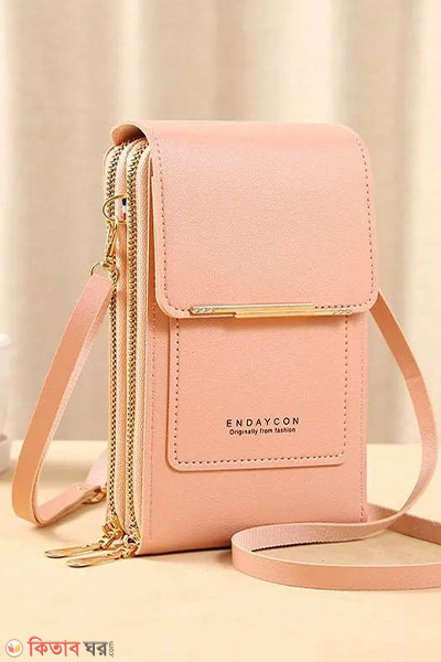 Women Bags Soft Leather Wallets Touch Screen (Women Bags Soft Leather Wallets Touch Screen ( pink color ))