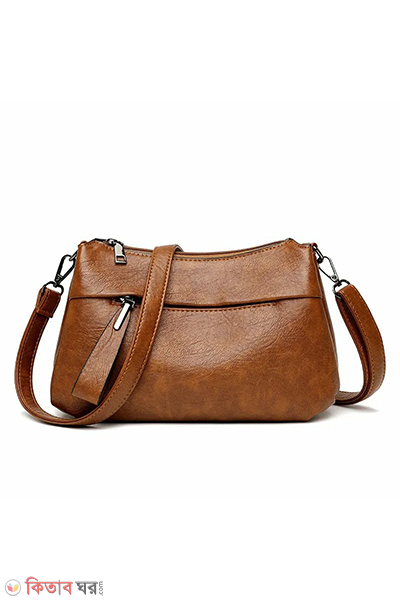 Crossbody bag atipasial leather (Crossbody bag atipasial leather ( brown color ))