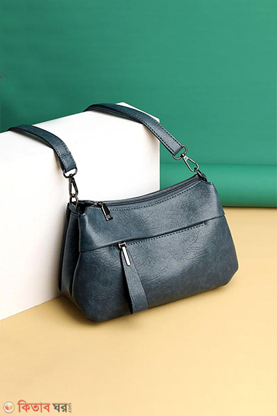 Crossbody bag atipasial leather (Crossbody bag atipasial leather ( blu color ))