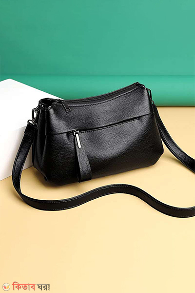 Crossbody bag atipasial leather (Crossbody bag atipasial leather ( black colour ))