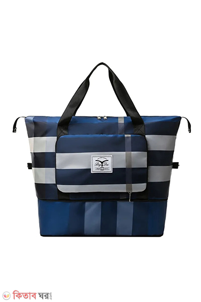 3 In 1 Large Capacity Foldable Travel Bag (3 In 1 Large Capacity Foldable Travel Bag( চেক কালার))