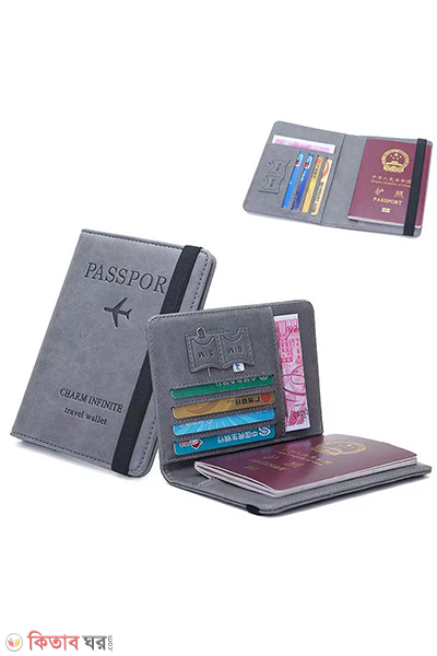 Business Passport Covers Holder Wallet Case (Business Passport Covers Holder Wallet Case ( gray color ))