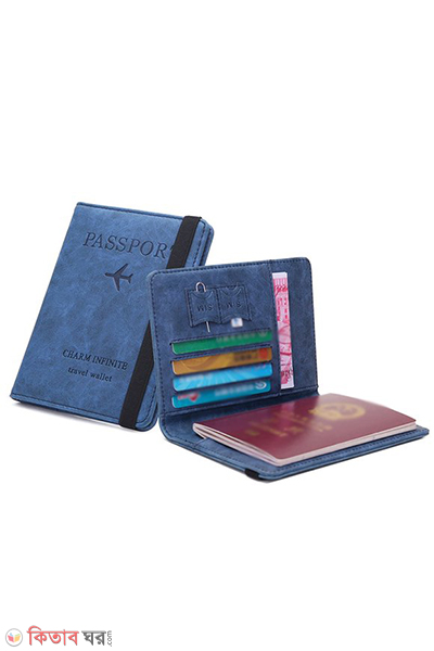 Business Leather Passport Covers Holder Wallet Case (Business Leather Passport Covers Holder Wallet Case ( Black color ))