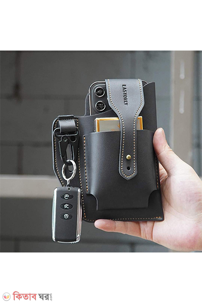 Retro Belt Waist Fashionable Bag black color (Retro Belt Waist Fashionable Bag black color)