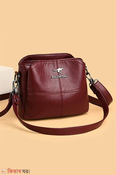 3 Layers Luxury Messenger Crossbody Bags (3 Layers Luxury Messenger Crossbody Bags ( maroon colour ))