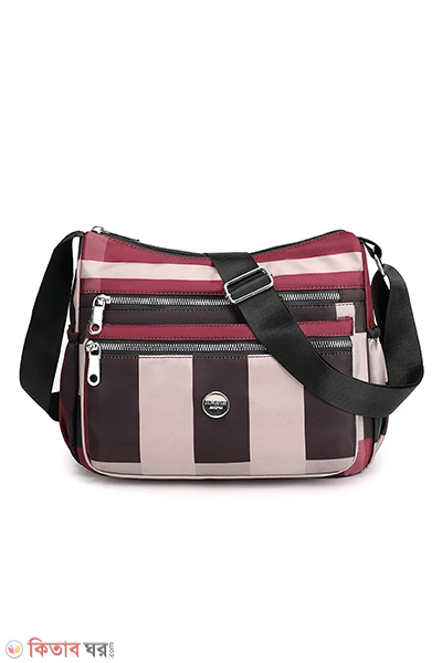 Chic Waterproof Plaid Multi Pocket Crossbody Hobo Bag (Chic Waterproof Plaid Multi Pocket Crossbody Hobo Bag(Red Color))