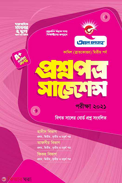 Qurstionpaper Saggition -Kamil  (প্রশ্নপত্র সাজেশন্স, কামিল (স্নাতকোত্তর) দ্বিতীয় পর্ব -2022)