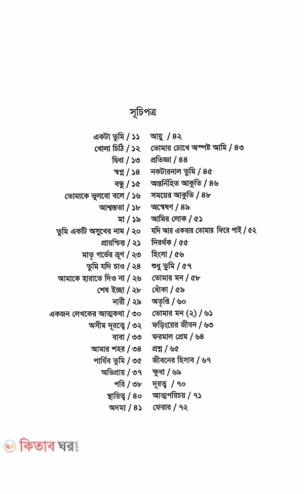 Aamake Harate Dio Na  (আমাকে হারাতে দিয়ো না)