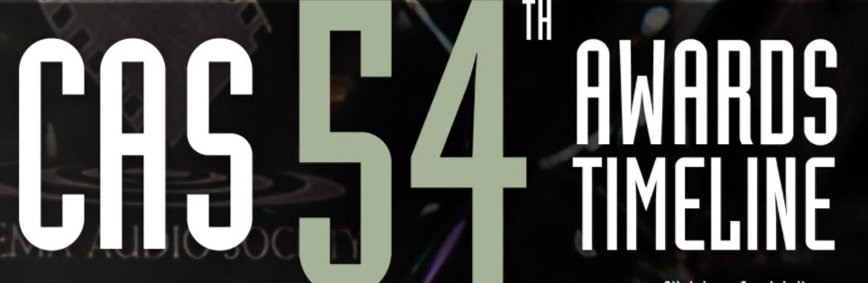 Cinema Audio Society Announces 2018 Award Timeline