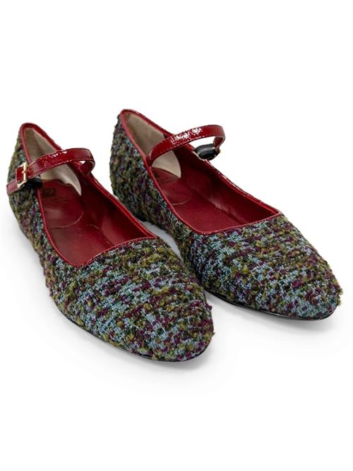 Ballerina in tartan multicolore | L'Arianna BL1072 | Made in Italy L'Arianna | EC1072051