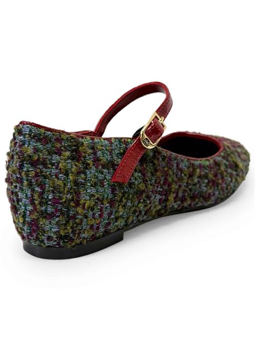 Ballerina in tartan multicolore | L'Arianna BL1072 | Made in Italy L'Arianna | EC1072051